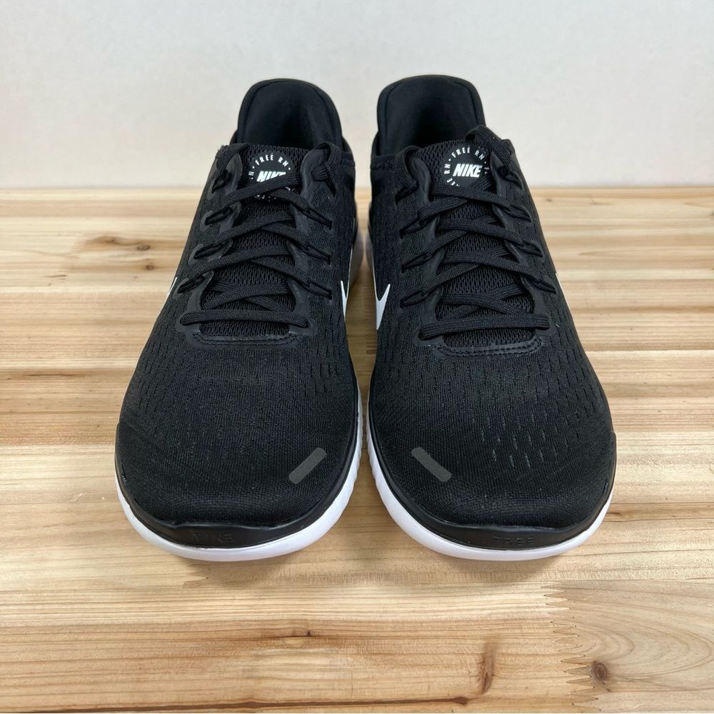 NEW Nike Free Run 2018 Mens road Running training shoes Black white - Picture 4 of 10
